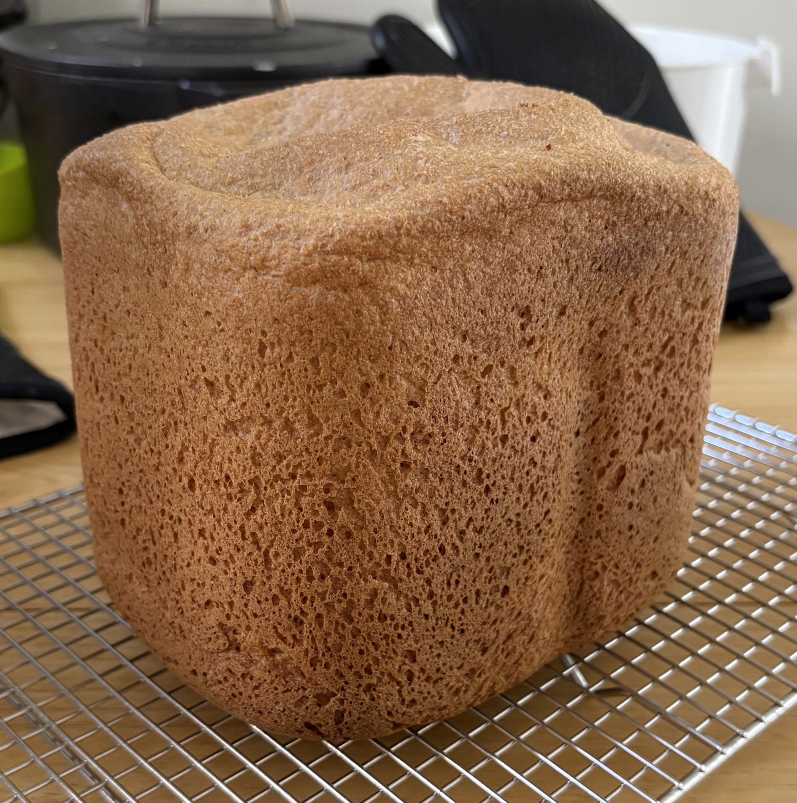 Fresh-Milled Multigrain Sandwich Loaf (using Breadmaker)